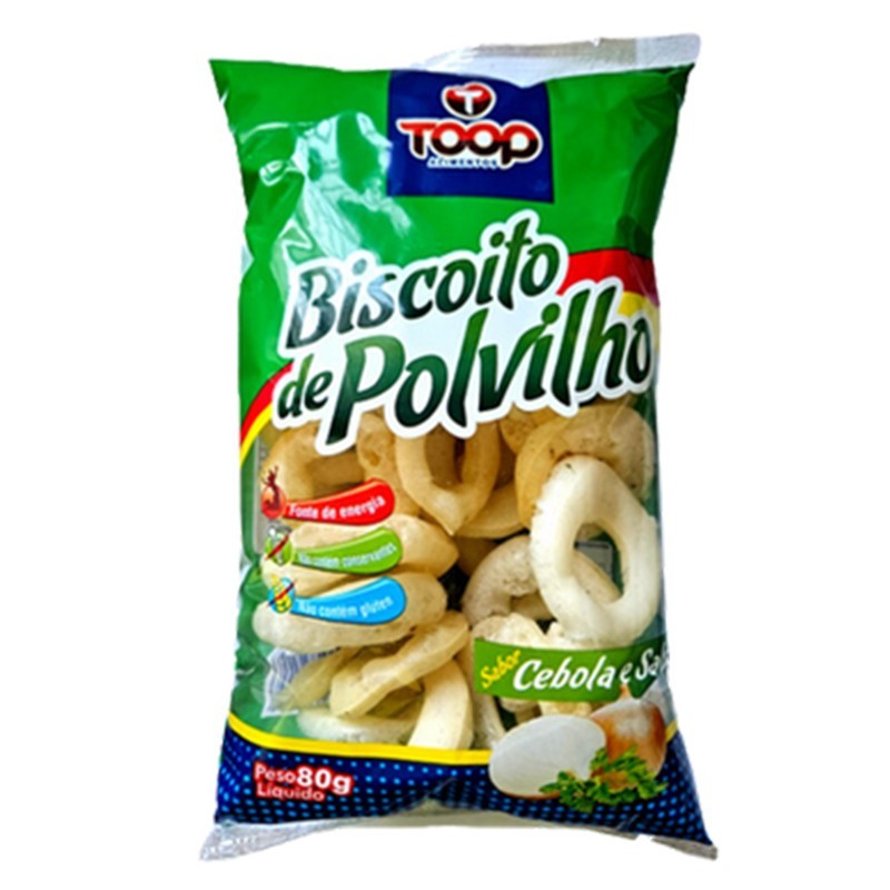 TOOP, Biscoito Polvilho Salsa e Cebola 80g