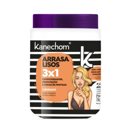 Kanechom, Mascara Condicionante Arrasa Lisos 3 em 1 1kg