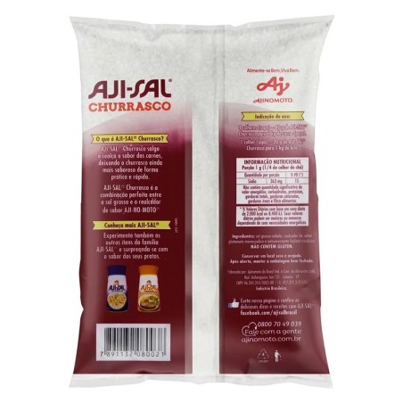 Ajinomoto, Sal Grosso para Churrasco 500g