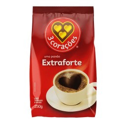 3 CORAÇÕES, Café extra-forte 250g
