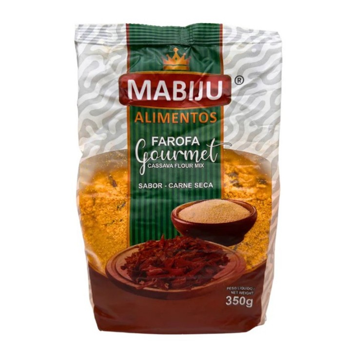 MABIJU, Farofa Gourmet Pronta de Mandioca Sabor Carne 350g MABIJU, Farofa Gourmet Pronta de Mandioca Sabor Carne 350g