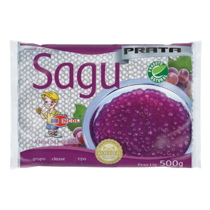 Prata, Sagu de Mandioca 500g Prata, Sagu de Mandioca 500g
