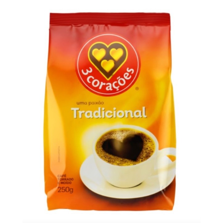 3 CORAÇÕES, Café 250g 3 CORAÇÕES, Café 250g