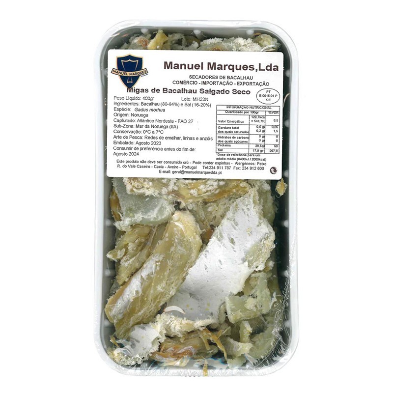 MIGAS, Bacalhau Desfiado 400g