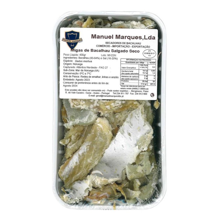 MIGAS, Bacalhau Desfiado 400g MIGAS, Bacalhau Desfiado 400g