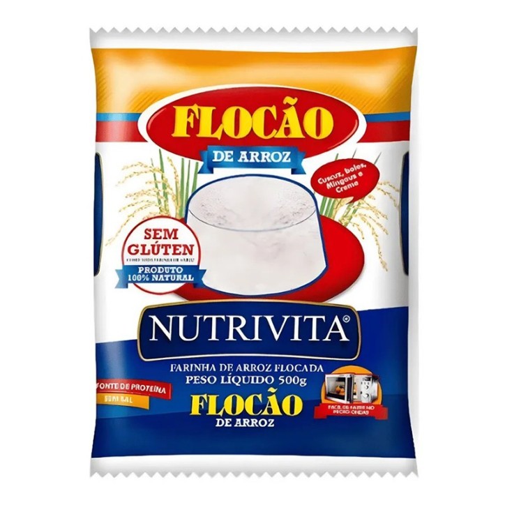 Nutrivita, FLocao de Arroz 500g Nutrivita, FLocao de Arroz 500g