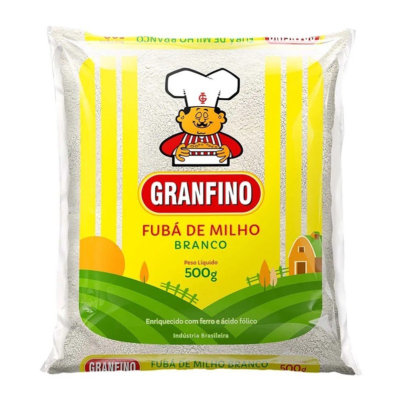 Granfino, Fuba de Milho Branco 500g