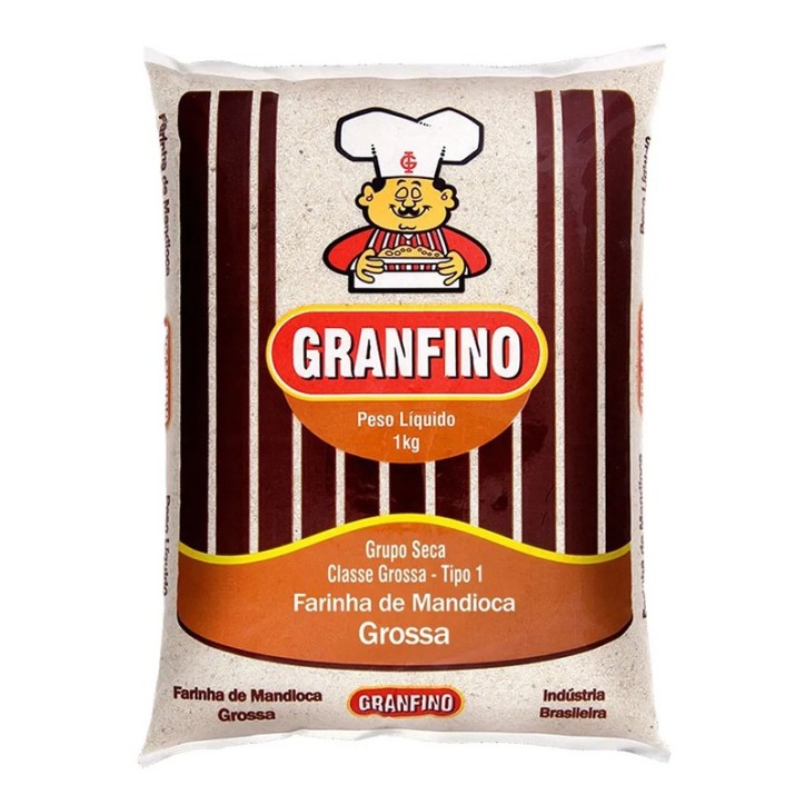 Granfino, Farinha Mandioca Grossa 1kg