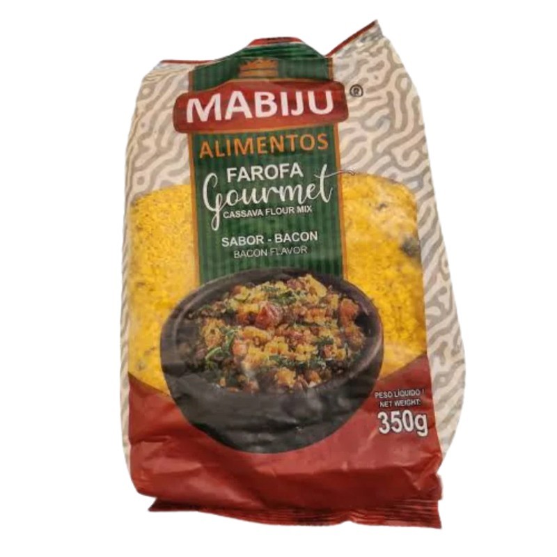 MABIJU, Farofa Pronta Gourmet Sabor Bacon 350g