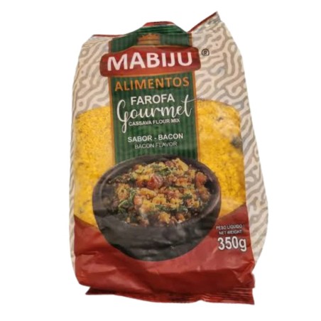 MABIJU, Farofa Pronta Gourmet Sabor Bacon 350g