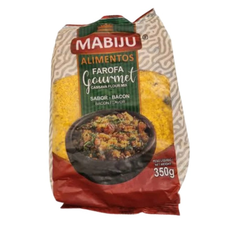 MABIJU, Farofa Pronta Gourmet Sabor Bacon 350g MABIJU, Farofa Pronta Gourmet Sabor Bacon 350g