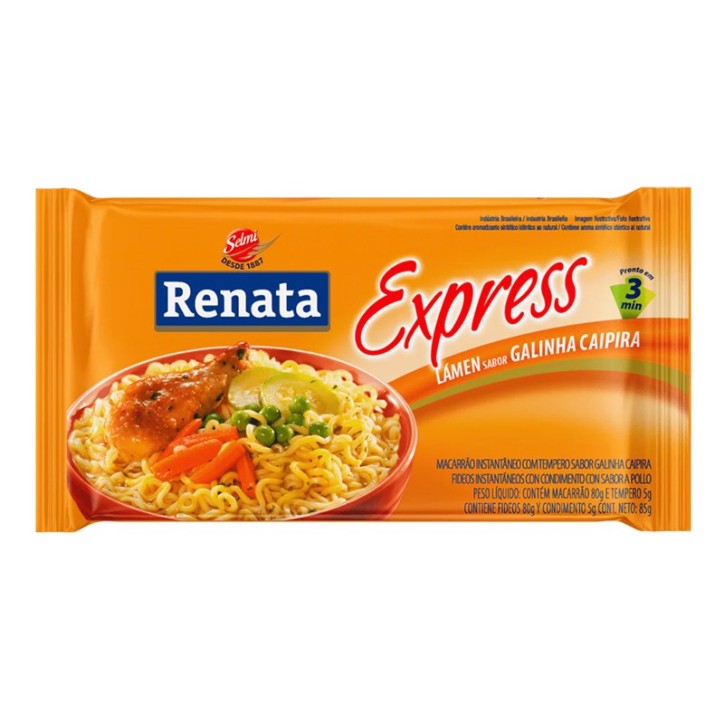 Renata, Macarrao Instantaneo Sabor Galinha 85g Renata, Macarrao Instantaneo Sabor Galinha 85g