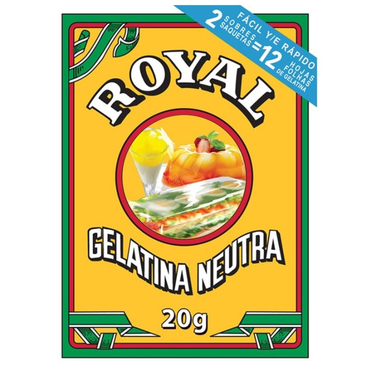 ROYAL, Gelatina Neutra 20g ROYAL, Gelatina Neutra 20g