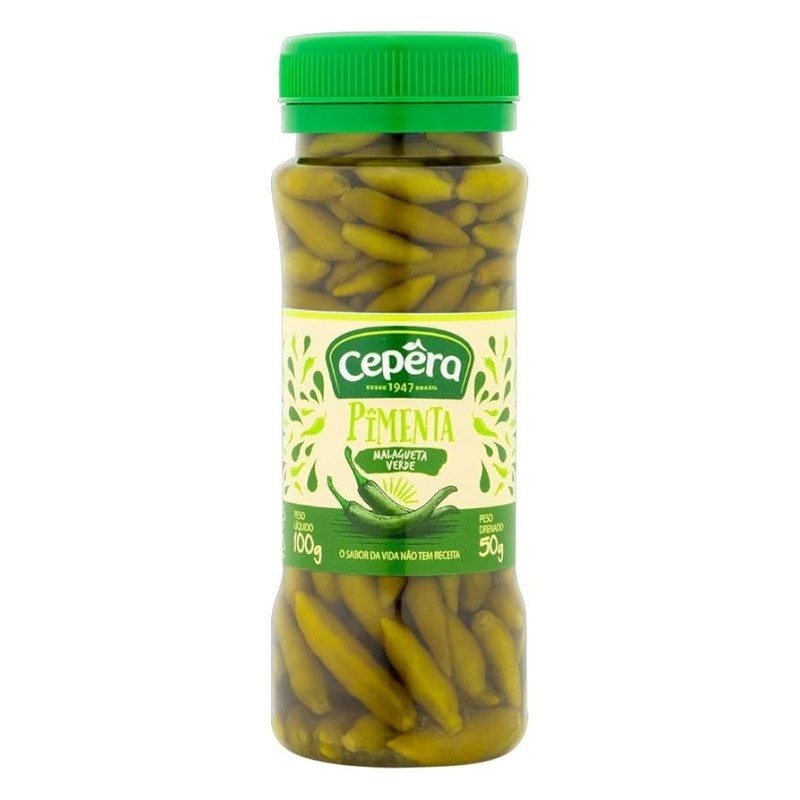 Cepera, Pimenta Malagueta Verde 100g