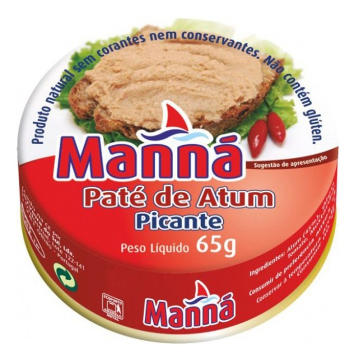 Manna, Pate de Atum 65g Manna, Pate de Atum 65g