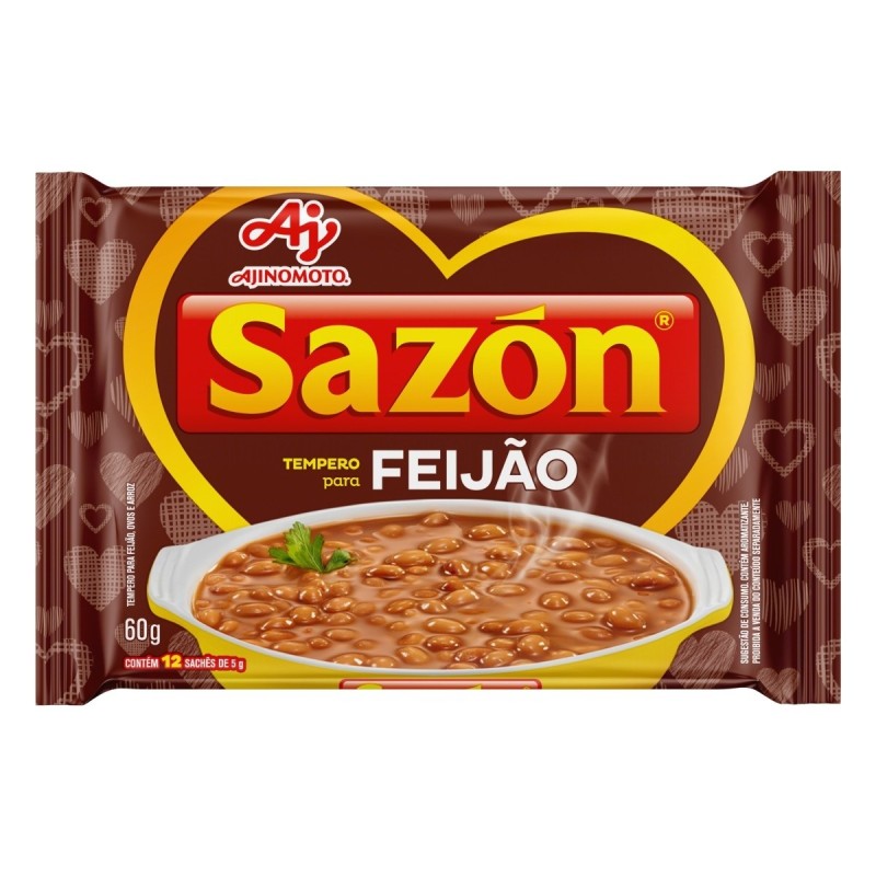 Ajinomoto, Sazon Tempero para Feijao Ovos e Arroz 60g