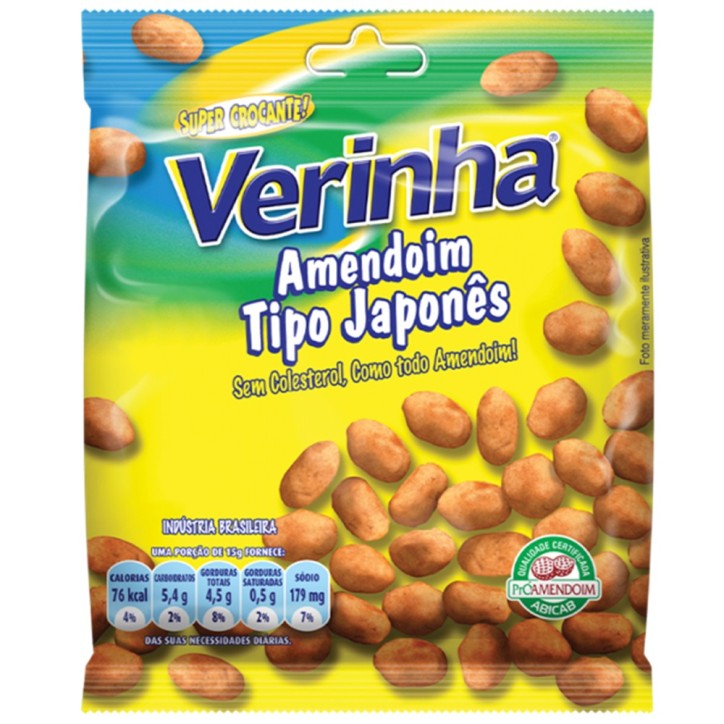 Verinha, Amendoim Tipo Japones 30g Verinha, Amendoim Tipo Japones 30g