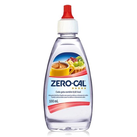 ZERO CAL, Adoçante Líquido 100ml