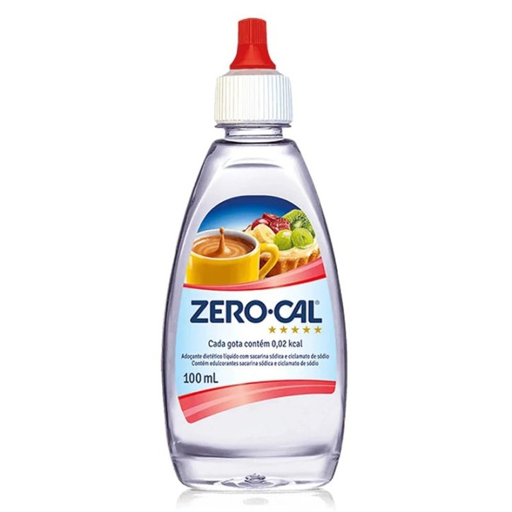 ZERO CAL, Adoçante Líquido 100ml
