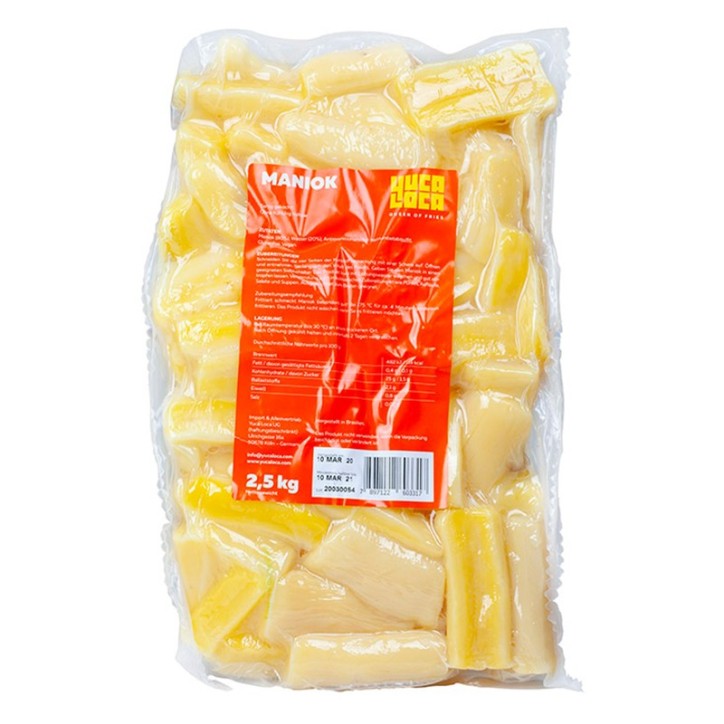 YUCA LOCA, Mandioca Cozida 2,5kg