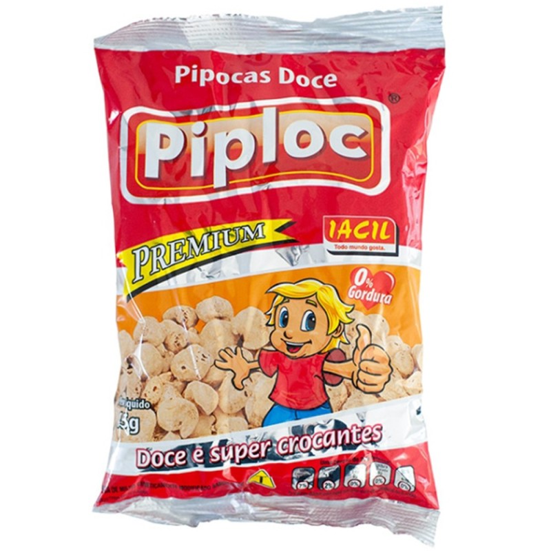 Piploc, Pipoca Doce Premium 45g