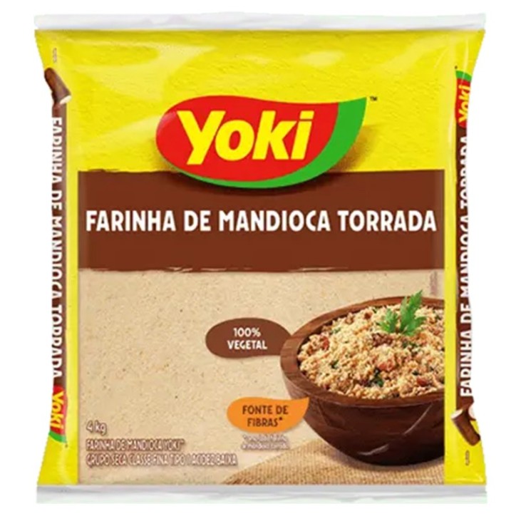 YOKI, Farinha de Mandioca Torrada 500g YOKI, Farinha de Mandioca Torrada 500g
