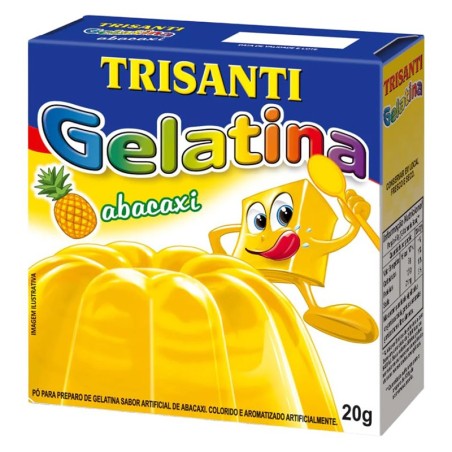 TRISANTI, Gelatina Abacaxi 20g
