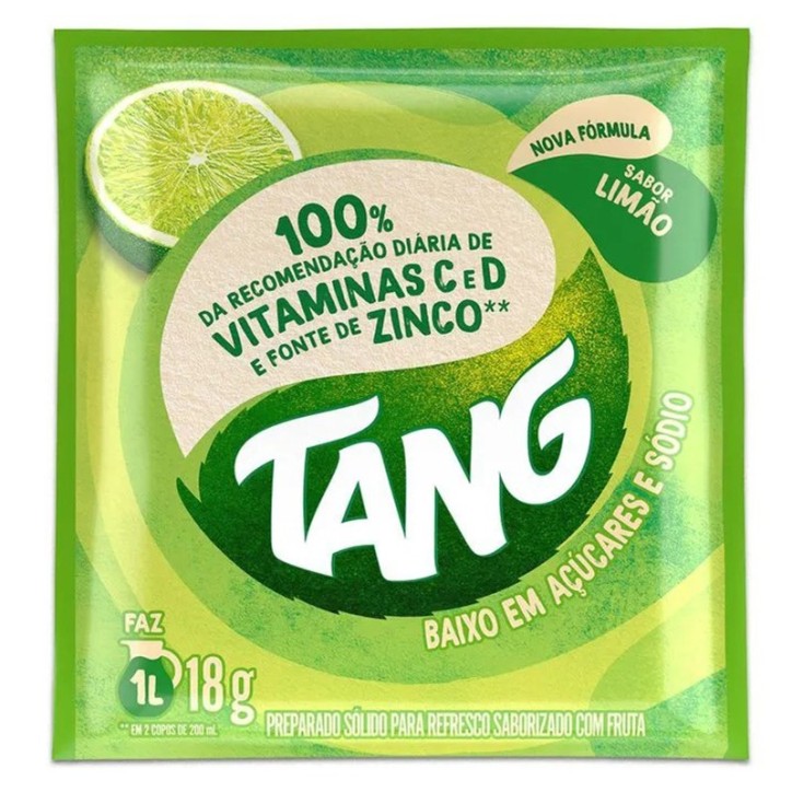 TANG, Refresco em Pó Sabor Limão 18g