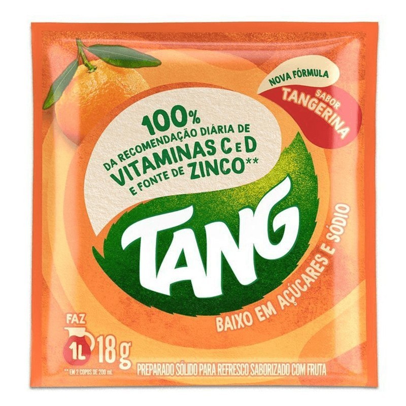 TANG, Refresco em Pó Sabor Tangerina 18g