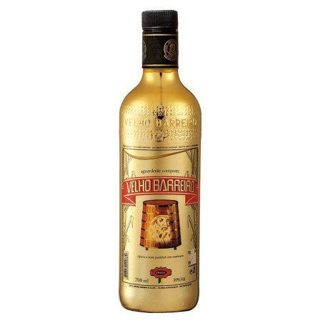 VELHO BARREIRO, Cachaça GOLD 700ml, 39% vol.