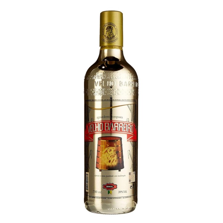 VELHO BARREIRO, Cachaça Set Gold I 700ml, 39% vol.