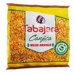 TABAJARA, Canjica Milho Amarelo não Transgenico 500g