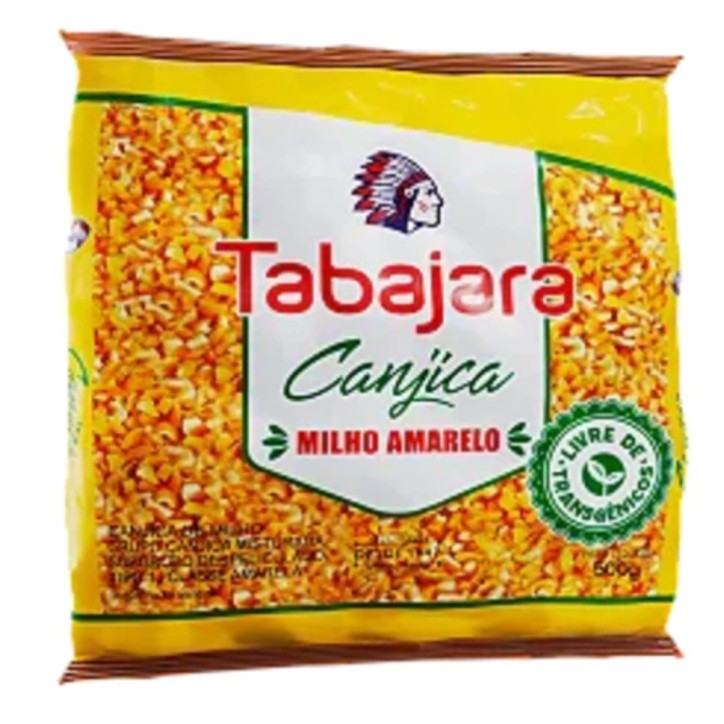 TABAJARA, Canjica Milho Amarelo não Transgenico 500g