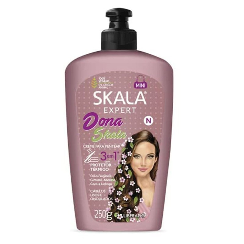 SKALA, Expert Dona Skala Kämmcreme - Creme para Pentear 3 em 1, 250g