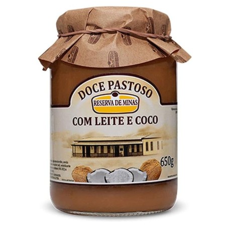 RESERVA DE MINAS, Doce de Leite com Coco 650g