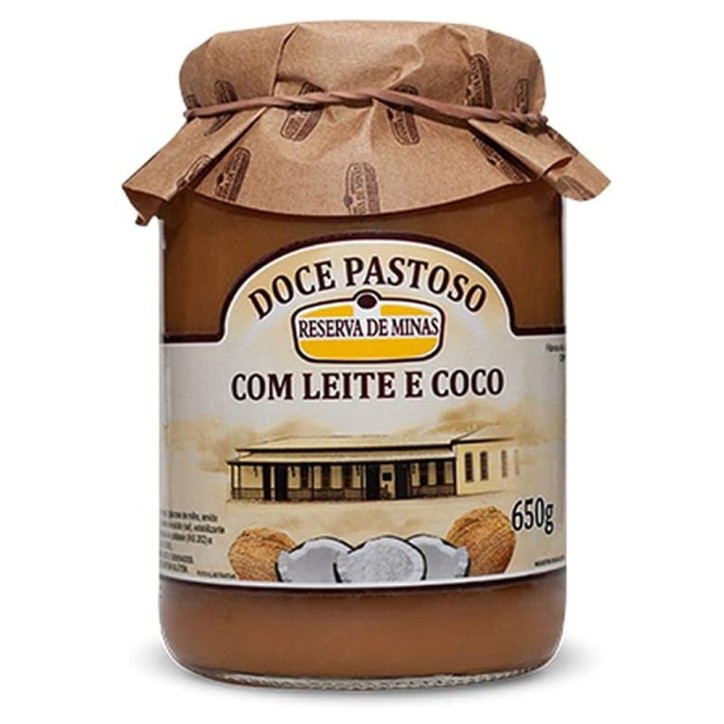 RESERVA DE MINAS, Doce de Leite com Coco 650g
