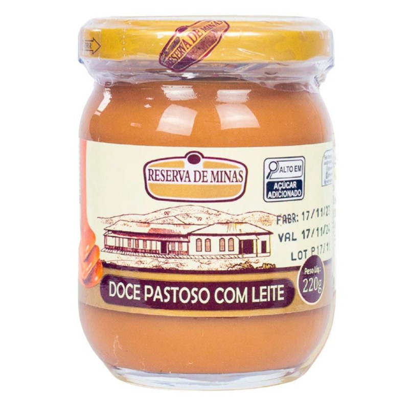 RESERVA DE MINAS, Doce Pastoso com Leite 220g