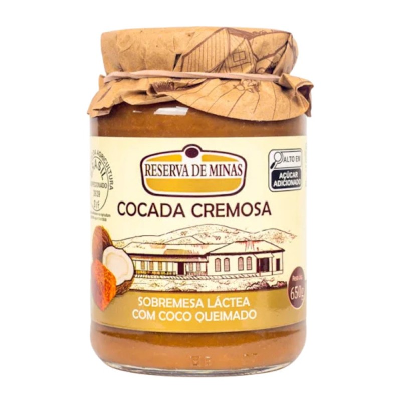 RESERVA DE MINAS, Cocada Cremosa Morena 650g