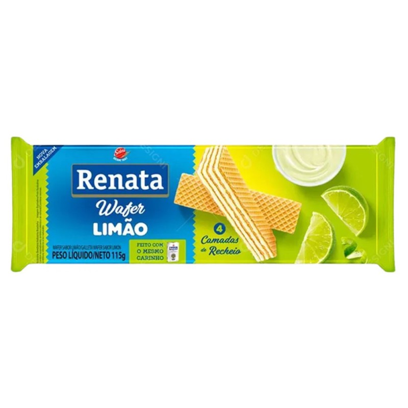 RENATA, Wafer Limão 115g