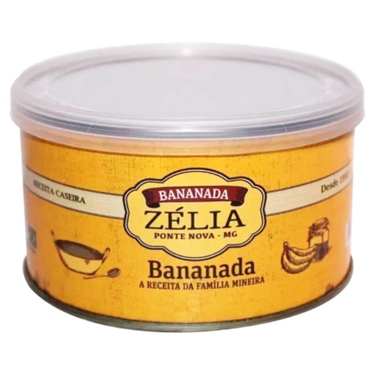 Zelia, Bananada Cremosa Lata 400g Zelia, Bananada Cremosa Lata 400g
