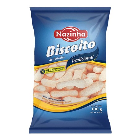 NAZINHA, Biscoito de Polvilho Tradicional 70g