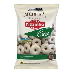 NAZINHA, Sequilhos Sabor Coco 350g
