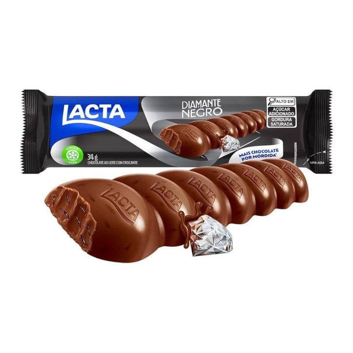 LACTA, Chocolate Diamante Negro 34g