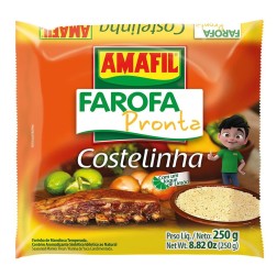 Farofa Pronta Costelinha AMAFIL 250g