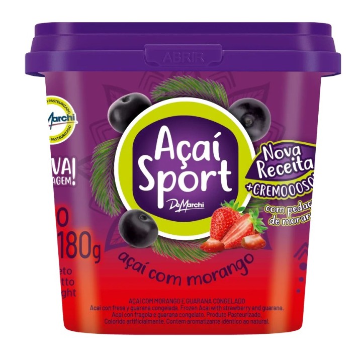 DEMARCHI, Açaí + Banana Congelado 180g