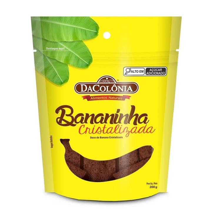 DACOLONIA, Bananinha Cristalizada 200g