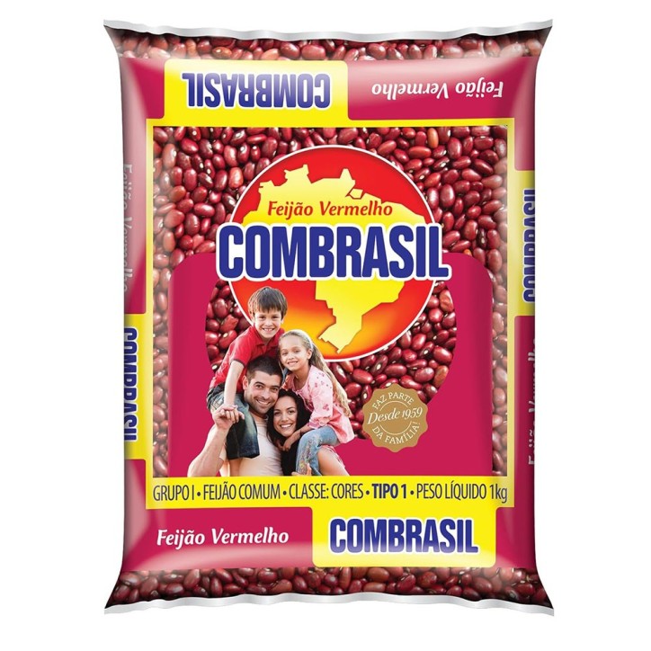 COMBRASIL, Feijão Vermelho 1kg COMBRASIL, Feijão Vermelho 1kg