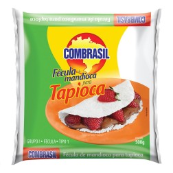 COMBRASIL, Fécula de Mandioca para Tapioca 500g