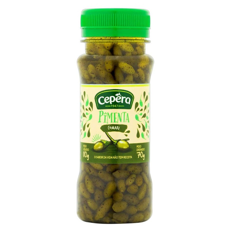 CEPÊRA, Pimenta  Comari Verde 110g - Abtropfgewicht 70g