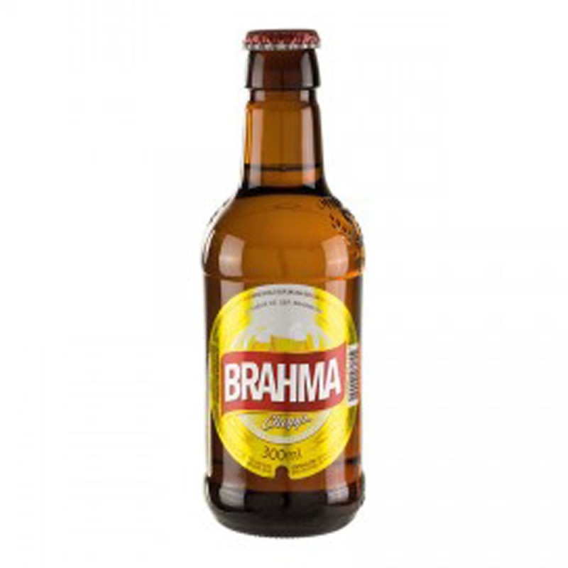 BRAHMA, Bier Chopp Flasche - Cerveja garrafa 300ml, 4,8% vol